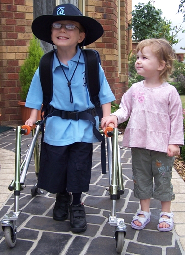 Bailey Bailey's special trike has just been funded by Australian children's charity I Give A Buck Foundation